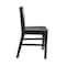 Flash Furniture Jacob Cane Rattan Dining and Event Chairs w/Solid Wood Frame and Seat, Natural/Black, 2PK SK-220902-NATBLK-GG - alternate 7